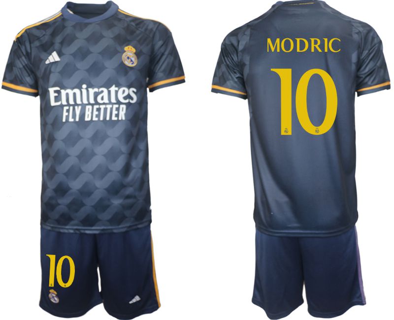 Men 2023-2024 Club Real Madrid away blue #10 Soccer Jersey->->Soccer Club Jersey